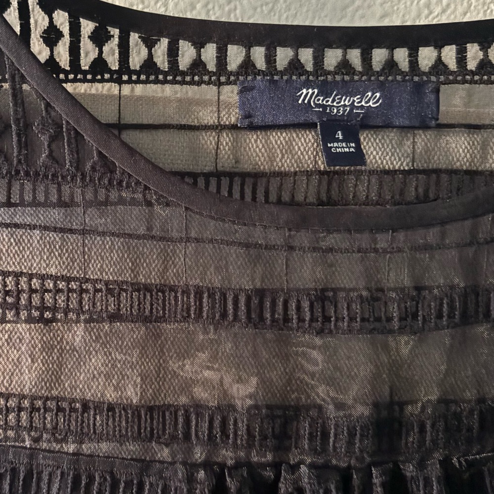 Madewell DUSKSHEER DRESS Size 4 EUC - Picture 10 of 11